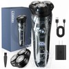 LOBINH Electric Razor for Men, 3D Rechargeable Waterproof IPX7 Electric