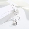 925 Sterling Silver Animal Earrings Hypoallergenic Leverback Earrings, Sterling Silver