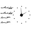 Innovative DIY Wall Clock Stylish Mirror Surface Sticker Clock Modern