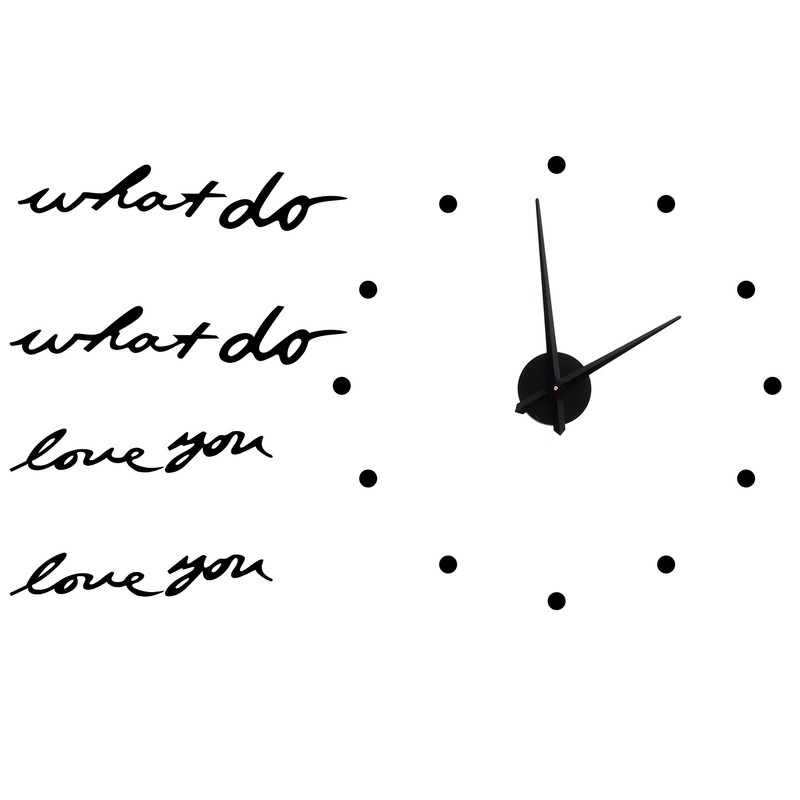 Innovative DIY Wall Clock Stylish Mirror Surface Sticker Clock Modern