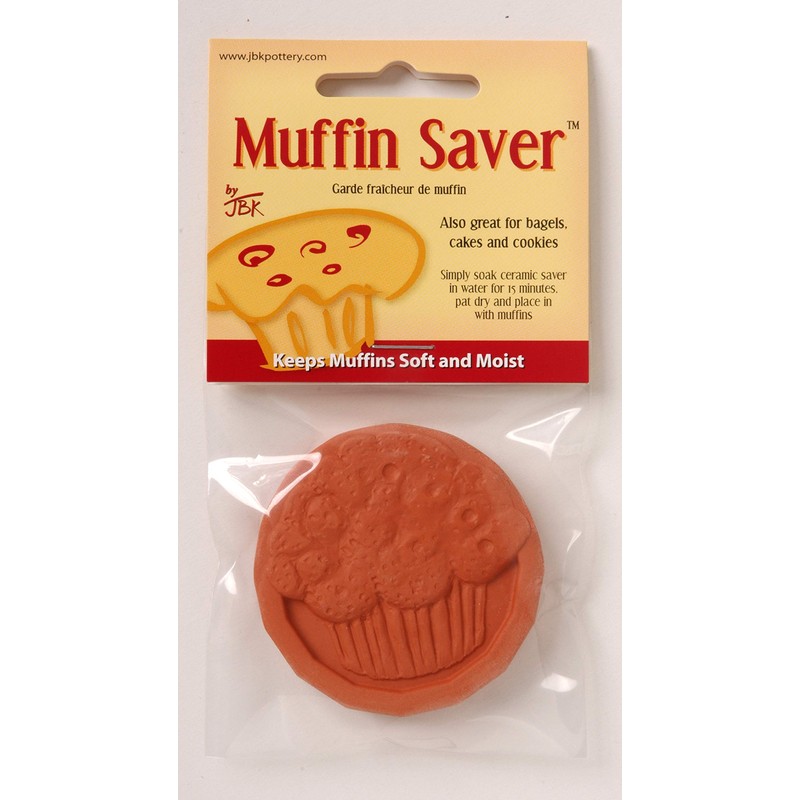 Terra Cotta Muffin Saver | Helps Keep Muffins Moist and