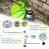AILEETE 8'' Steel Wire Wheel Brush Weed Trimmer Head for
