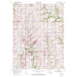 YellowMaps Elmont KS topo map, 1:24000 Scale, 7.5 X 7.5 Minute, Historical, 1952, Updated 1971, 27.06 x 21.1 in - Polypropylene