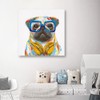 Yidepot Pug French Bulldog Wall Art