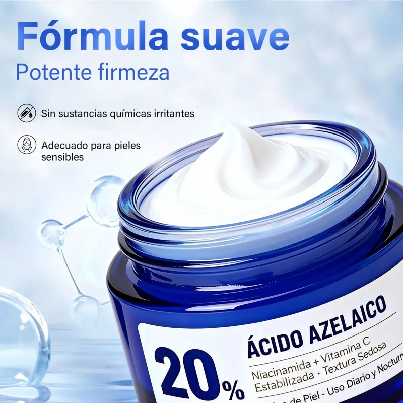Crema con Ácido Azelaico + 20% Vitamina C y Niacinamida
