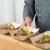 Restaurantware Sustain 1 Pound Disposable Food Boats, 200 Sturdy Paper