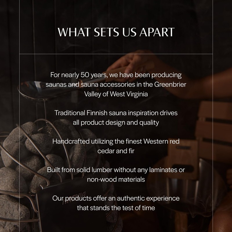 Almost Heaven Saunas Light Bar Set, 30" White Light Placed