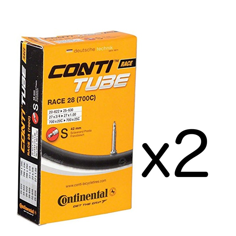 Continental 2x Race 28 700 x 20-25c Road Bike 42mm