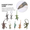 KOMBIUDA 8pcs Fake Lizard Toy Boys and Girls Lizard Model