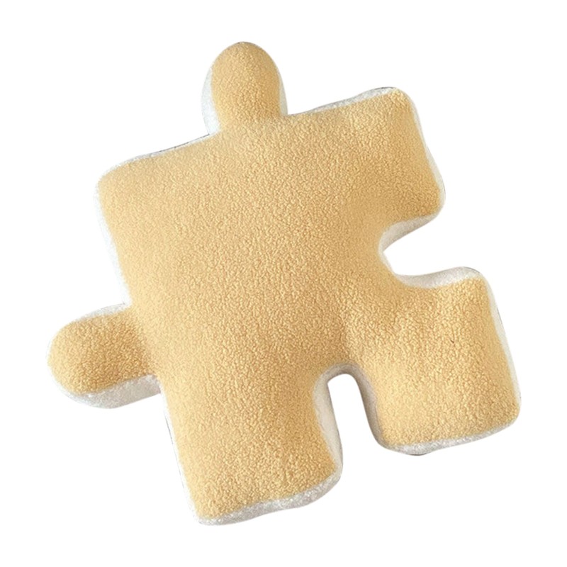 Plush Throw Pillow Ultra Soft Cushion Puzzle Special Shaped for