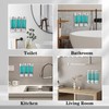 Ribech Soap Dispenser, 3 Chamber 300mL Shampoo and Conditioner Dispenser