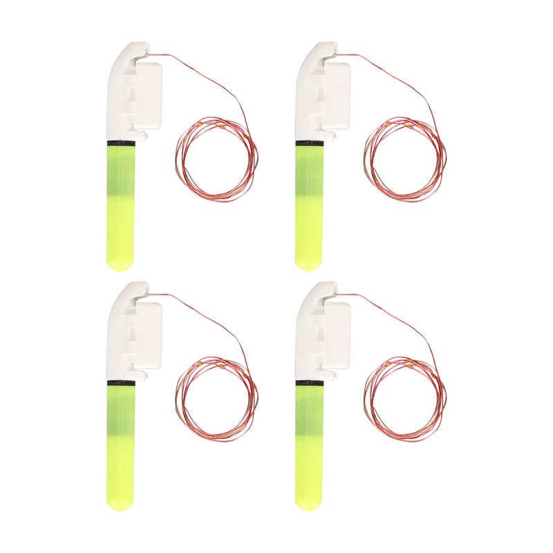 4 Pcs Fishing Glow Sticks Rod Tip LED Glow Sticks