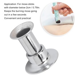 Jonlaki Stainless Steel Moxa Stick Extinguisher, Moxa Roll Extinguisher, Moxa Roll Stick Extinguisher Holder, Small Size