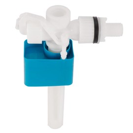 Pro Side Entry Side Entry Inlet Valve, Brass Shank, Ymiko Pro Side Inlaatklep Toilet Fill Valve Inlet Valve UK 1/2 Inch for Cistern - Brass Shank (4 Points Plastic