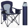 HIGH POINT SPORTS Oversized Camping Folding Chair, Heavy Duty Portable