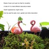 4 Piece Flamingo Garden Statue Pink Flamingo Yard Decorations for
