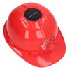 Hard Hat with Solar Fan Plastic Ventilated Safety Helmet Breathable