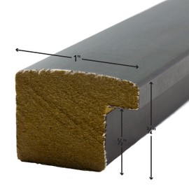 Craig Frames 12 x 18 Inch Brazilian Walnut Brown Picture Frame, Single White Collage Mat with 2, 8 x10 Inch Openings