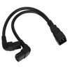 IEC320 C20 to Dual C13 Cord 1 in 2 Out