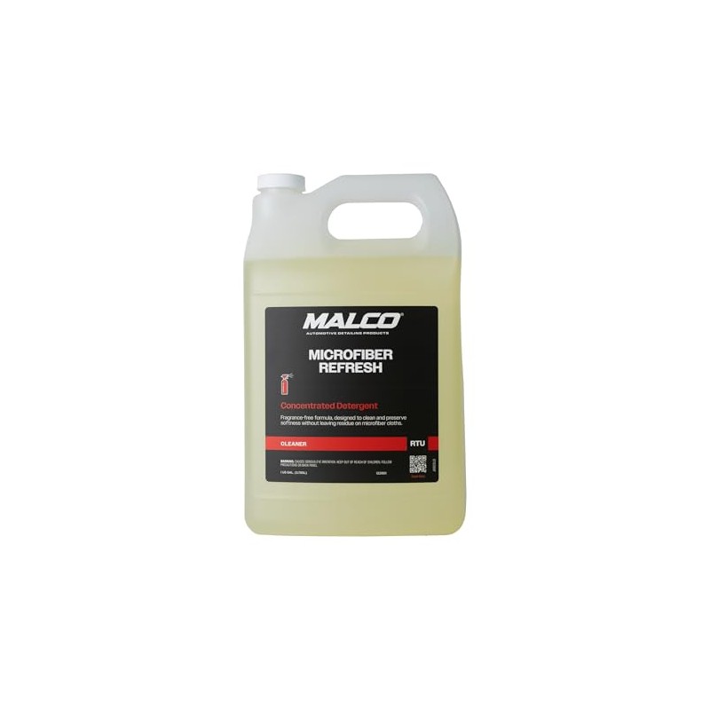 Malco Microfiber Refresh Concentrated Detergent – Heavy-Duty Microfiber Towel Cleaner/Specifically