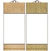 heizi Wall Scroll Set, Plain, Set of 2, Cover Calligraphy,