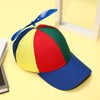 INOOMP Rainbow Propeller Hat Adult Helicopter Hat Baseball Hats Reflective