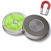 Magnetic Metal Large Spirit Bubble Level 60mm Diameter, (2 23/64