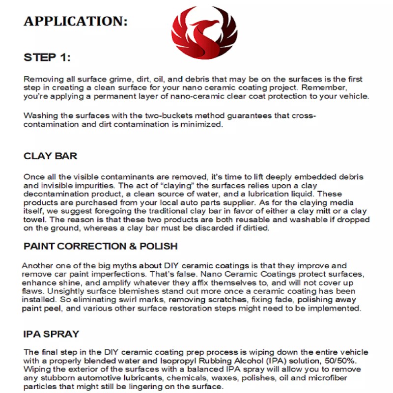 Platinum TRICURE TECHNOLOGY BY SIO2 BRANDS GRAPHENE 10 YEAR CERAMIC