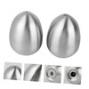 LABRIMP 2pcs Shaped Stainless Steel Condiment Bottles and Design for