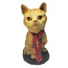 Animal Den Tabby Cat Bobblehead Figure Statue Gift for Car