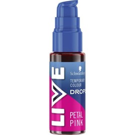 Schwarzkopf LIVE Colour Drops, Vegan, Semi-permanent, Pink Hair Dye, Lasts 2 to 12 Washes, Petal Pink 30 ml