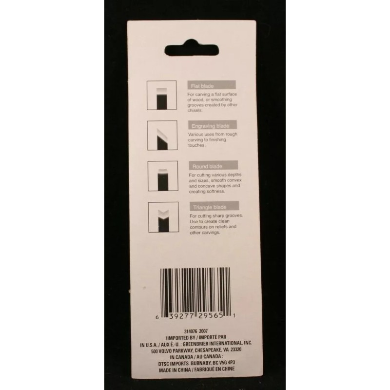 Crafter's Square - Wood Carving Set - 4 PC -