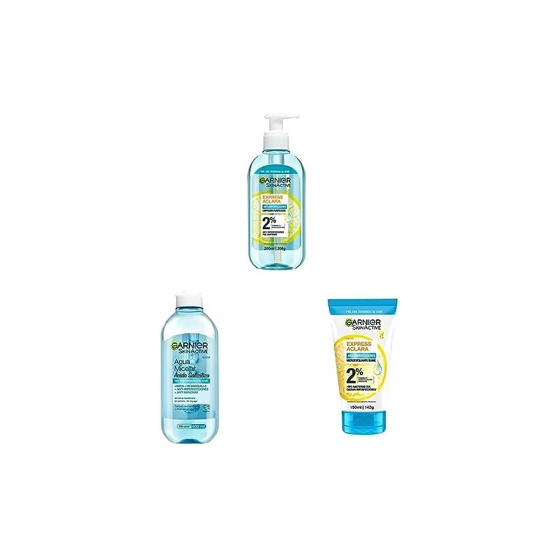 Garnier Express Aclara Gel de Limpieza Anti Acne 200ml +