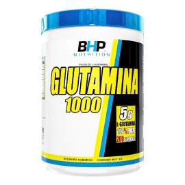 Bhp Glutamina Ultra 1 Kg Monohidratada 200 Porciones Sin sabor
