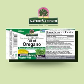 Nature's Answer | Oil of Oregano, 1 Oz | Aceite de Orégano, 30 Ml