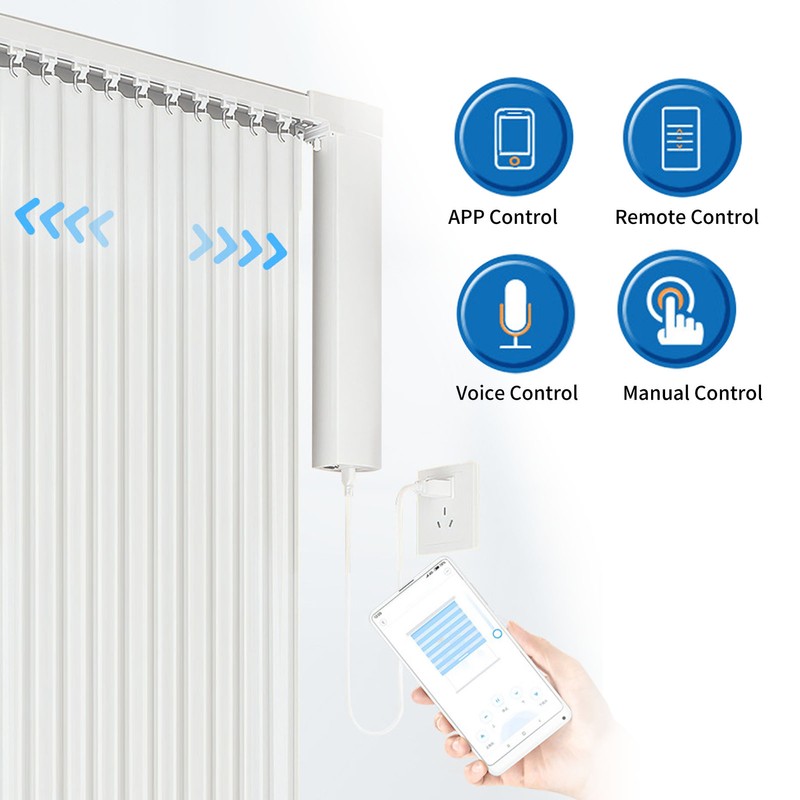 WiFi Smart Curtain Motor Ultra Silent Remote Control Electric Curtain