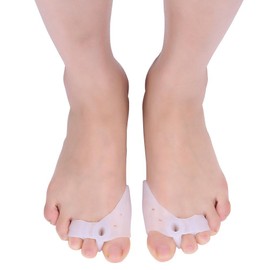 Valgus Corrector, 2 pares de Gel Corrector de Juanetes Separador para Hallux Valgus, Bunion Corrector, Toe Protectores, Pie Apoyo y Alivio del Dolor Toe espaciadores Corrector de juanete y férula