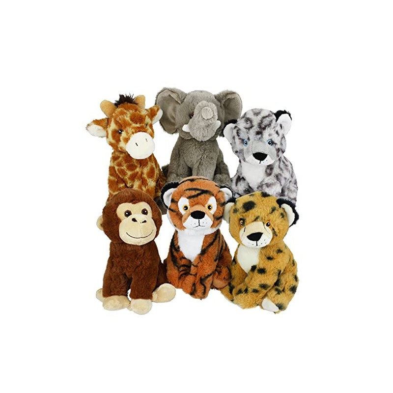 Multipet Eco Safari Animal Dog Toy, Assorted Styles, 8"