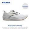 Brooks Men’s Launch 11 Neutral Running Shoe - White/Grey/Black -