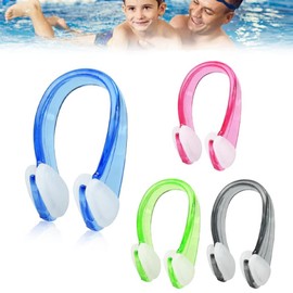 JchEnye Set of 4 Swimming Nose Clips. Protection of Nose Clips. Waterproof and Non-Slip Nose Clips. They are suitable for both beginners and professionals. (Black/Pink/Blue/Green)