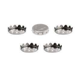 SAVONT Pack of 5 Replacement Plates for Soap Holder with Magnet, Magnetic Soap Holder, Magnetic Soap Plates, Soap Plates, Guaranteed Rustproof, No Import, 24 mm