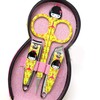 Nail Care 6 Piece Set Kokeshi Wind with Case (Yellow)