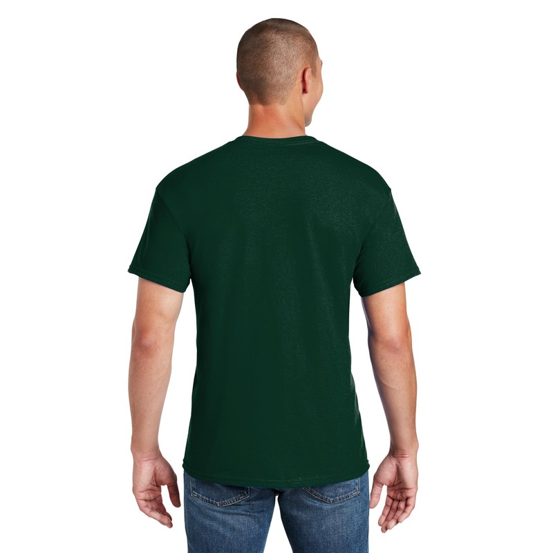 Gildan Men's DryBlend Classic T-Shirt, Forest Green, Large