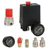 Air Compressor Pressure Switch, 1/4" 220V Safety Valve Control Regulator