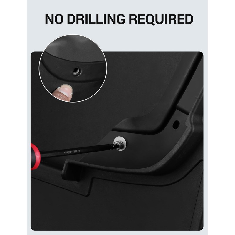 Ecarzo Mud Flaps for F150 Lightning Accessories 2022 2023 2024