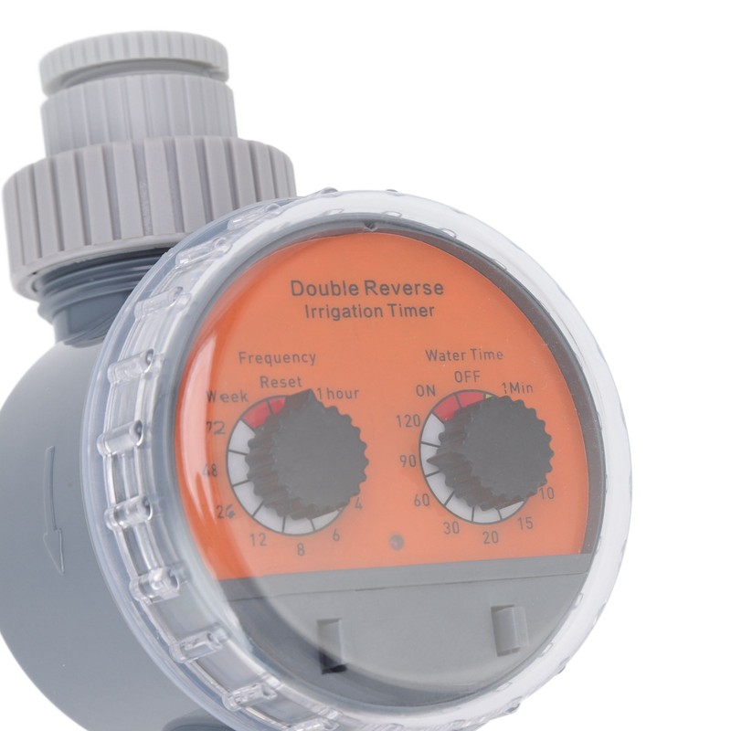 Irrigation Timer Dual Dial Ball Valve IP67 Waterproof Automatic Pressure