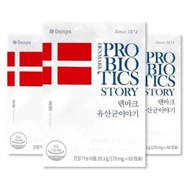 Denps Danish Lactobacillus Story 170mg x 60 capsules x 3 boxes SCZ / 덴프스 덴마크 유산균이야기 170mg x 60캡슐 x 3박스 SCZ