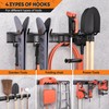Nacial 13 Pack Garage Tool Organizer Wall Mount, 48" Adjustable