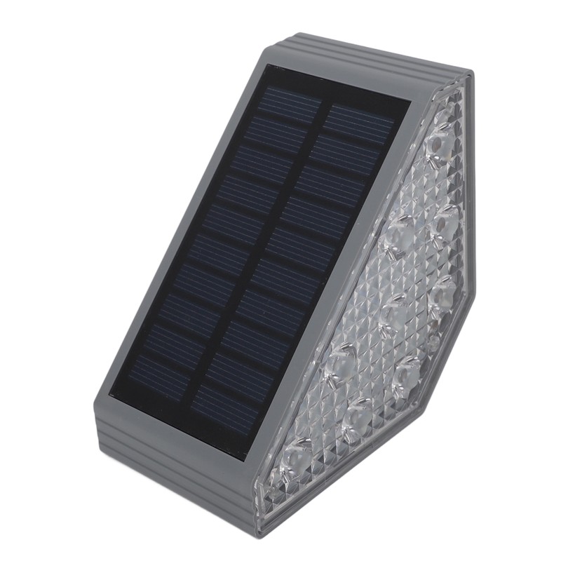 Solar Step Lamp Warm Light Button Light Sensor Control IP67