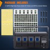 Nilight 4 Gang Rocker Switch Box 12V SPST ON Off